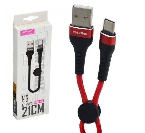 کابل تبدیل USB به Type-C کلومن KD-45
