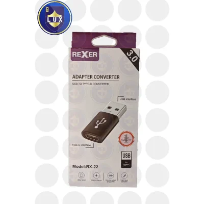 مبدل تبدیل USB 3.0 به Type-C 3.0 مارک Rexer RX-22