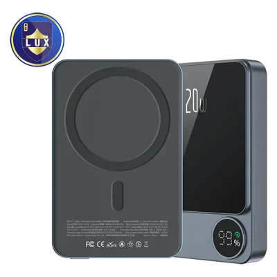 پاوربانک مگنتی 10000 میلی آمپر رکسین مدل Rexcin REX-W16 Wireless Charging Matrix Powerbank 10000mAh - REX-W16