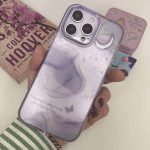 کاور پروانه ای بنفش شفاف