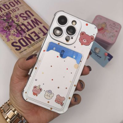 کاور آیفون خرس ملوس جاکارتی دار