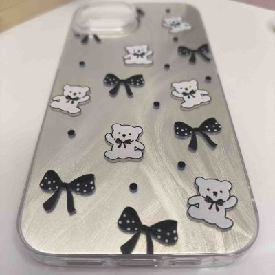 کاور آیفون نقره ای خرس ریز