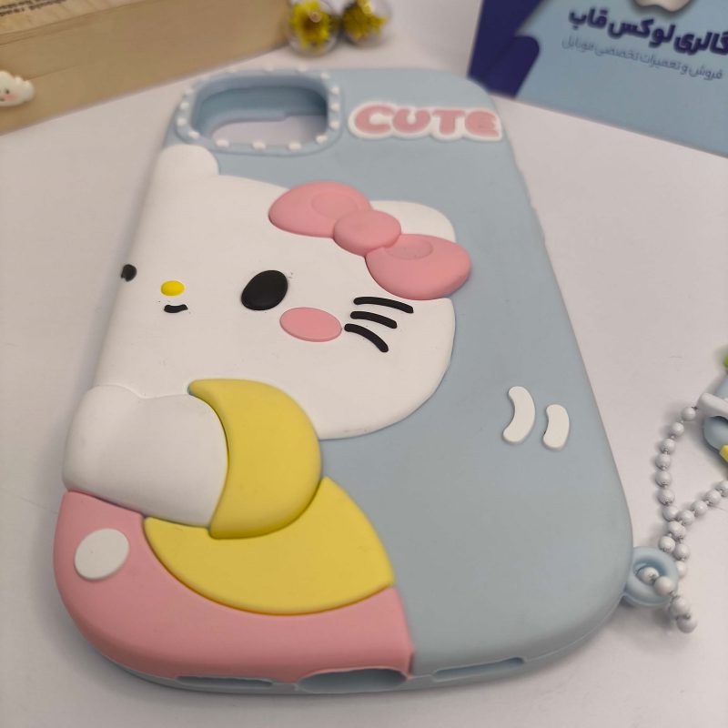 کاور سیلیکونی کیتی cute آیفون