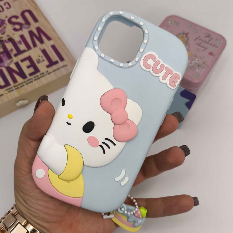 کاور سیلیکونی کیتی cute آیفون