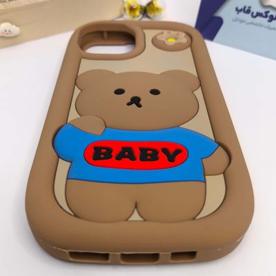 کاور سیلیکونی خرس دونات آیفون