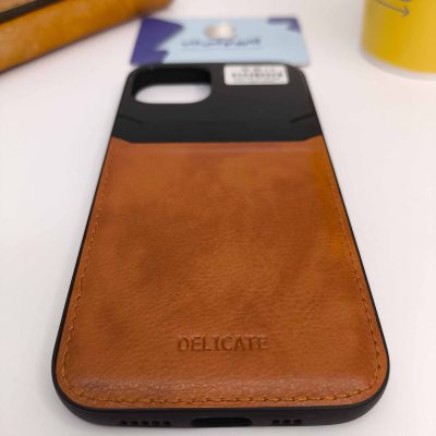 کاور چرمی lens آیفون