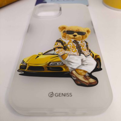 کاور geniss ماشین سوار خرسی براق قرمز