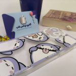 کاور کوسه پشت شفاف بنفش بنفش