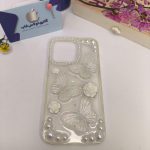 کاور پروانه اکلیلی برجسته شفاف آیفون