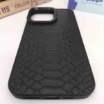 کاور kajsa پوست کورکودیل مشکی آیفون - Image 2