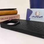 کاور kajsa پوست کورکودیل مشکی آیفون - Image 3
