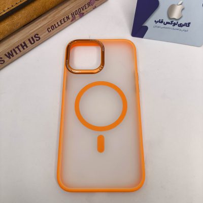 کاور مگ سیف camera protection نارنجی آیفون