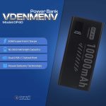 پاوربانک Vdenmenv مدل DP 40 ظرفیت 10000 میلی آمپر ساعت