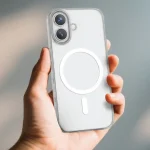 قاب شفاف اورجینال اپل استور Iphone 17 Clear Case مدل MagSafe