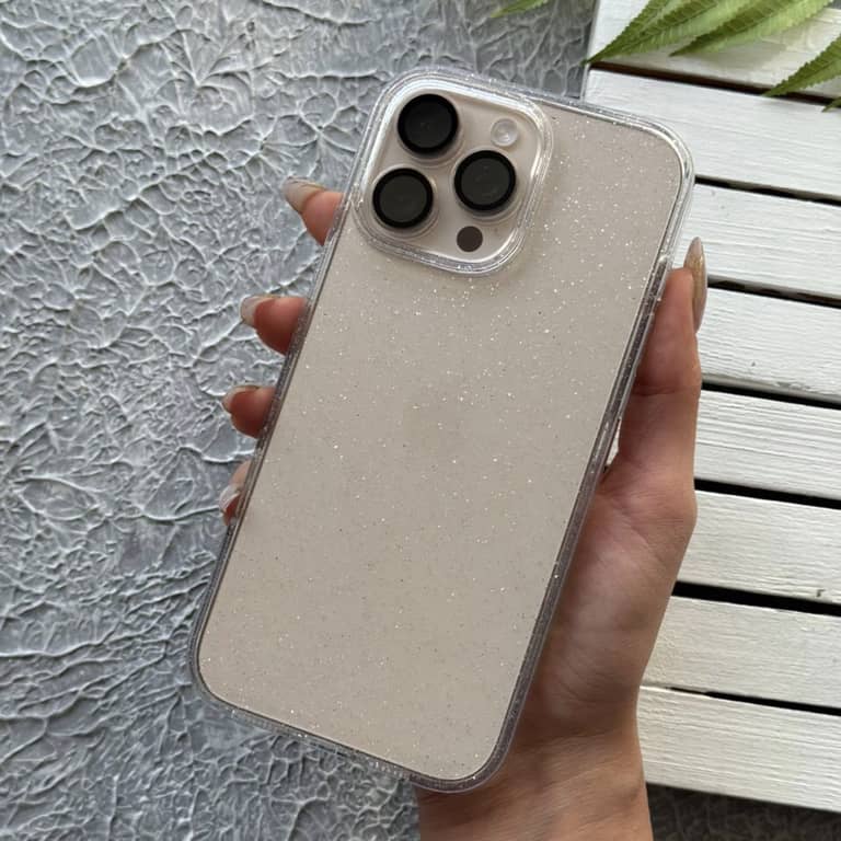 قاب شفاف اکلیلی کریستالی Iphone 15 Pro Max