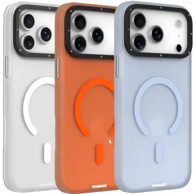 قاب اورجینال یانگ کیت برای IPHONE 17 Pro مدل Hidden Sand Magsafe