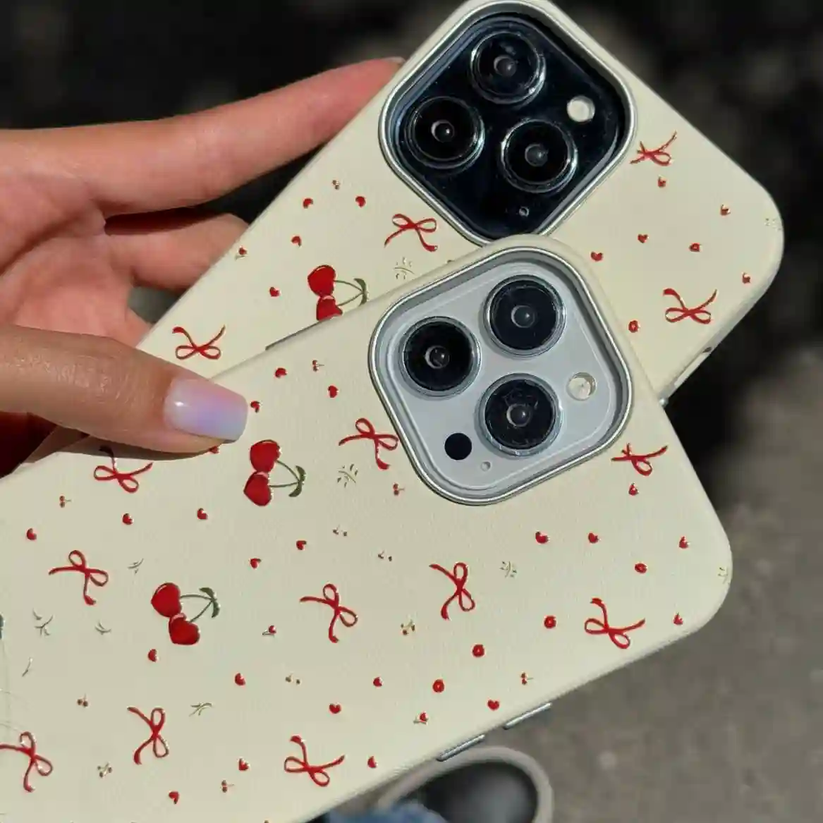 Masa bowtie & cherry case for IPHONE 17 Promax