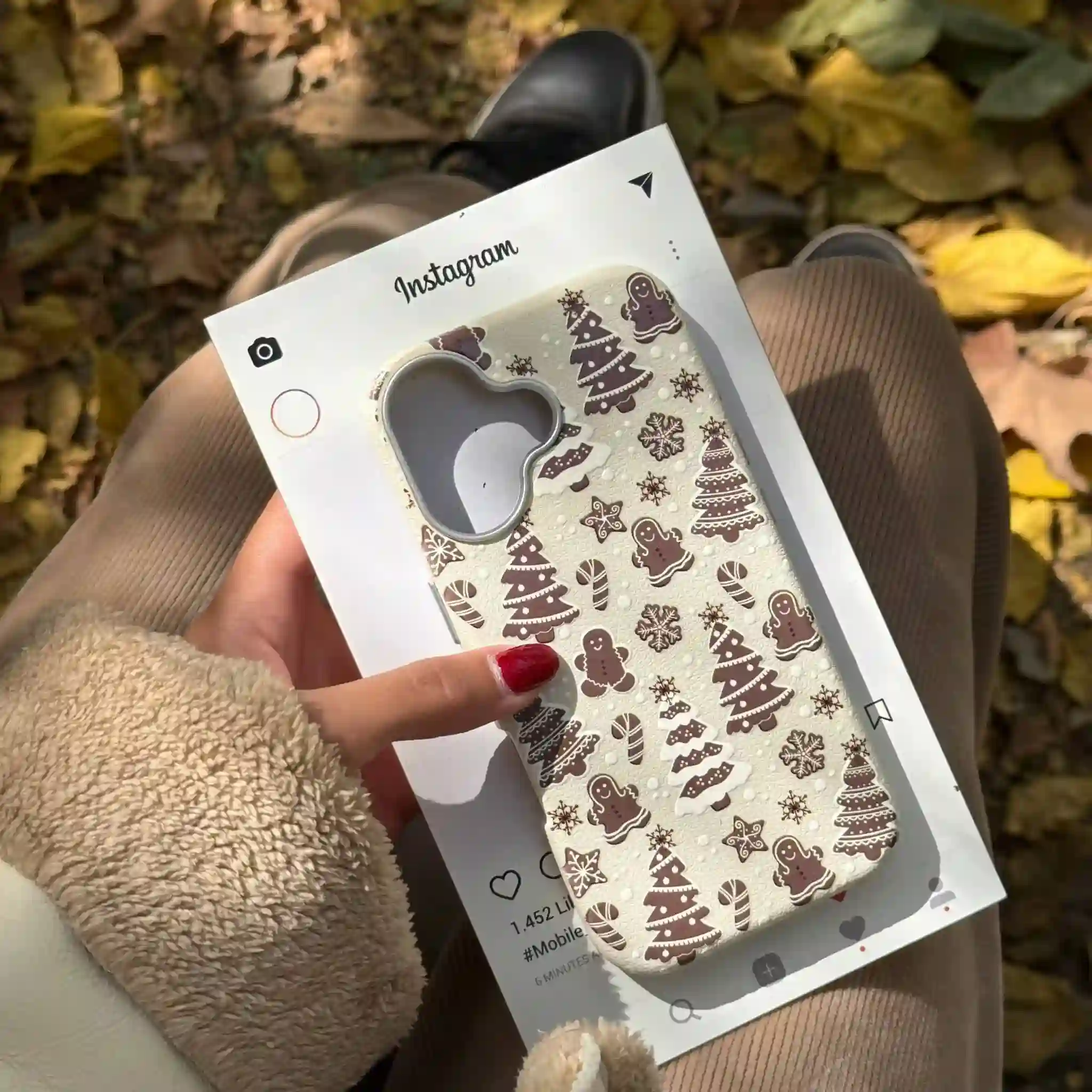 قاب کریسمس مدل Masa brown mod برای iPHONE 16