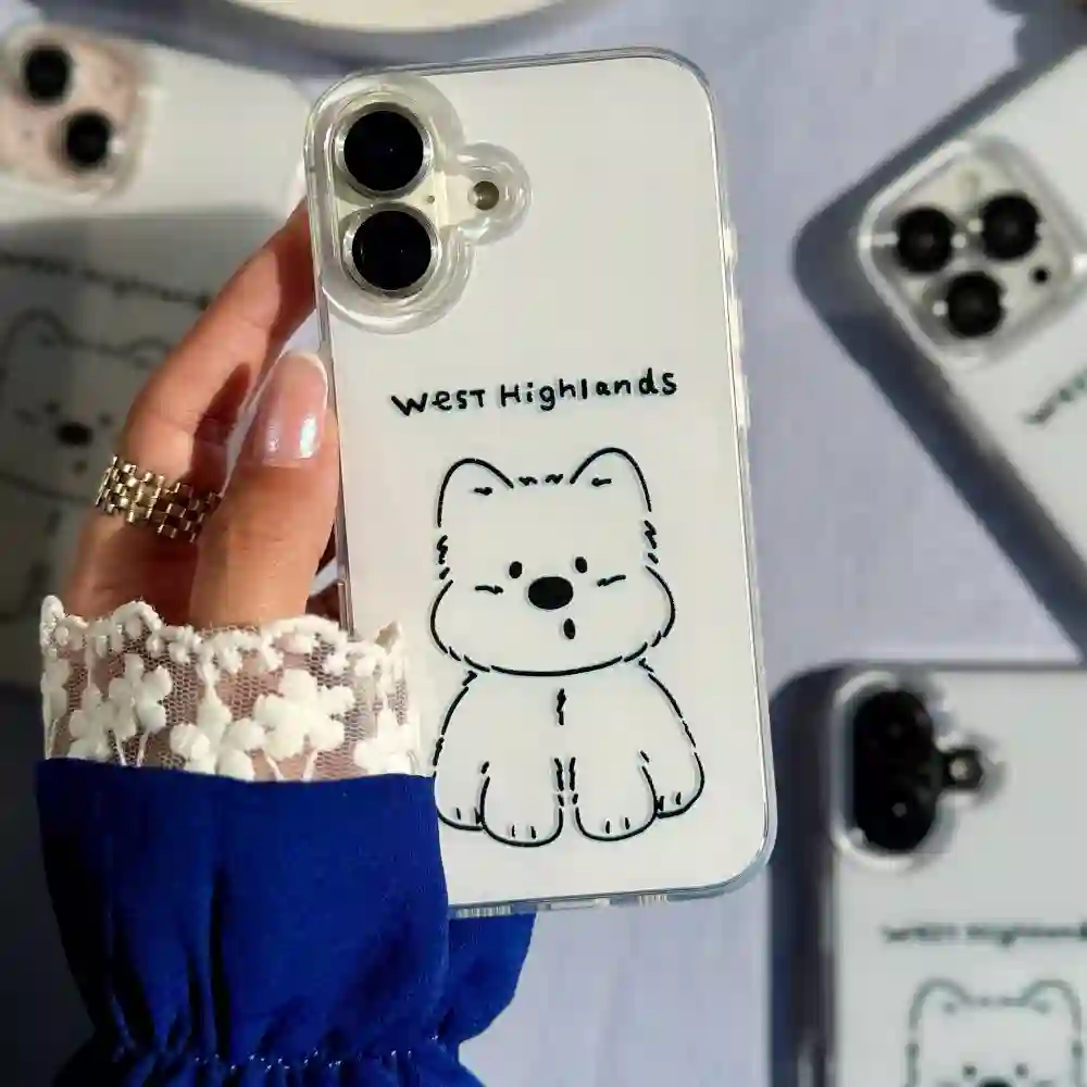 قاب سگ مدل West Highland برای IPHONE 16