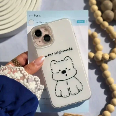 قاب سگ مدل West Highland برای IPHONE 13